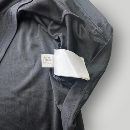 Adidas Men's Black and Grey T-shirt