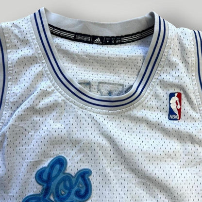 NBA Men's Blue and White T-shirt