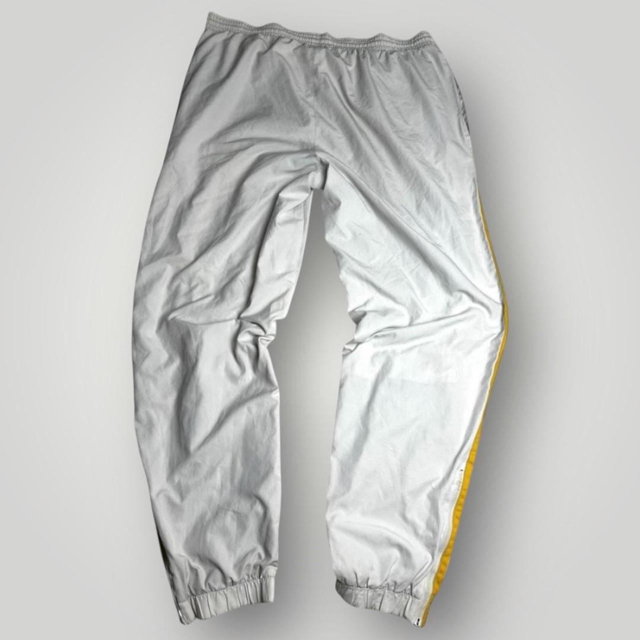 Lacoste Men's Grey and White Trackpants