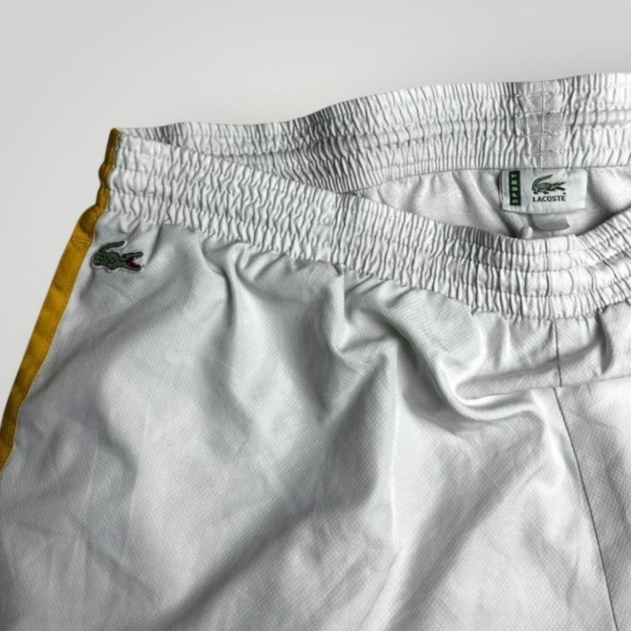 Lacoste Men's Grey and White Trackpants