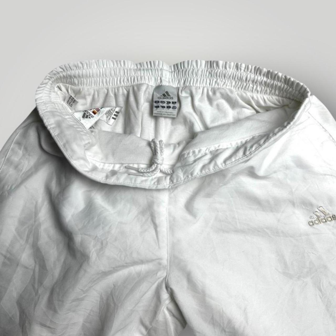 White Adidas Trackpants 2007