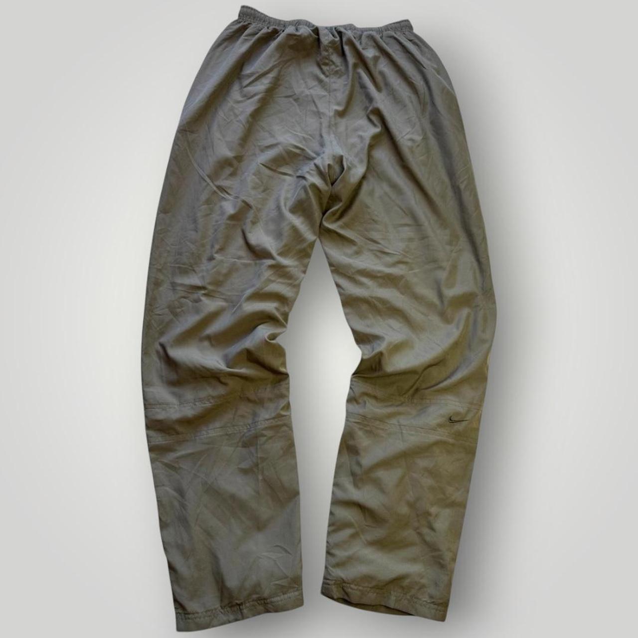 Nike Men's Green and Khaki Trackpants