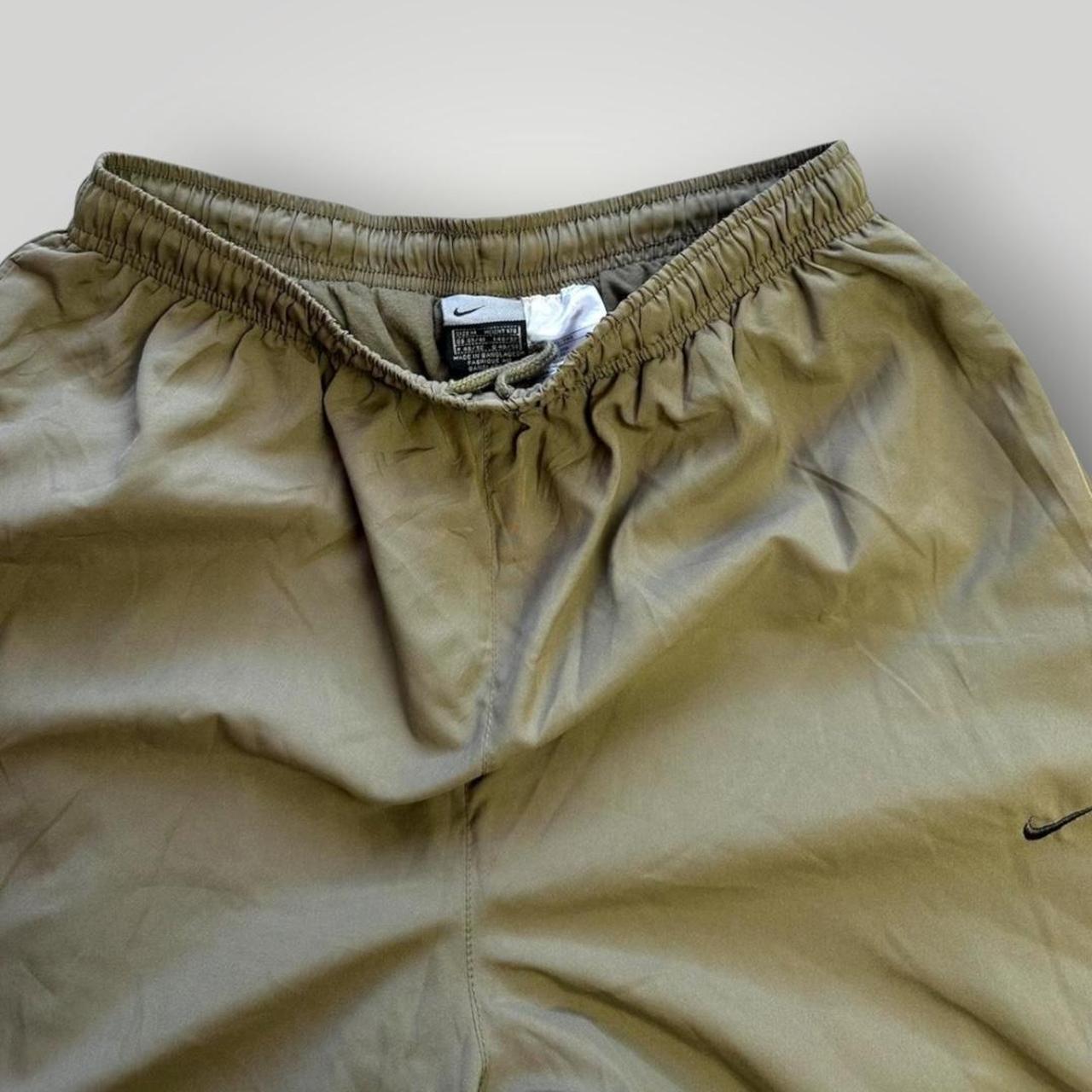 Nike Men's Green and Khaki Trackpants