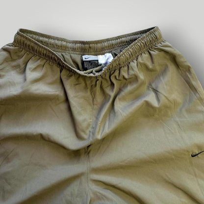 Nike Men's Green and Khaki Trackpants